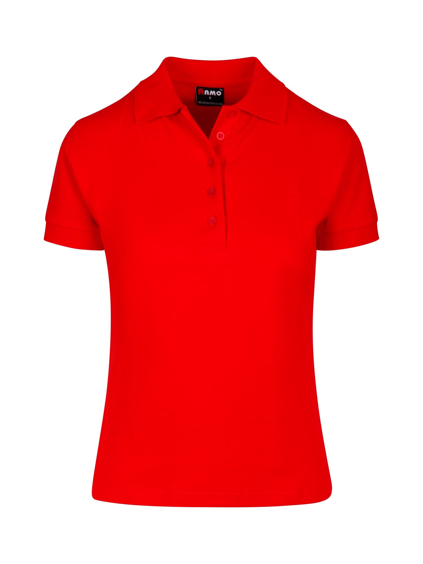 Ladies 100% Cotton Polo - Front Left Chest Logo